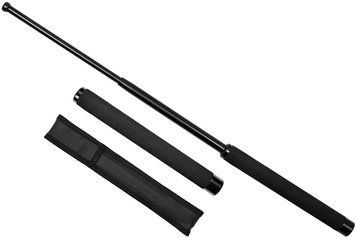 Телескопическая дубинка BSH ADVENTURE 21" Black (P-104) + Чехол &mdash; P-104 / 5903899938476 P-104 фото